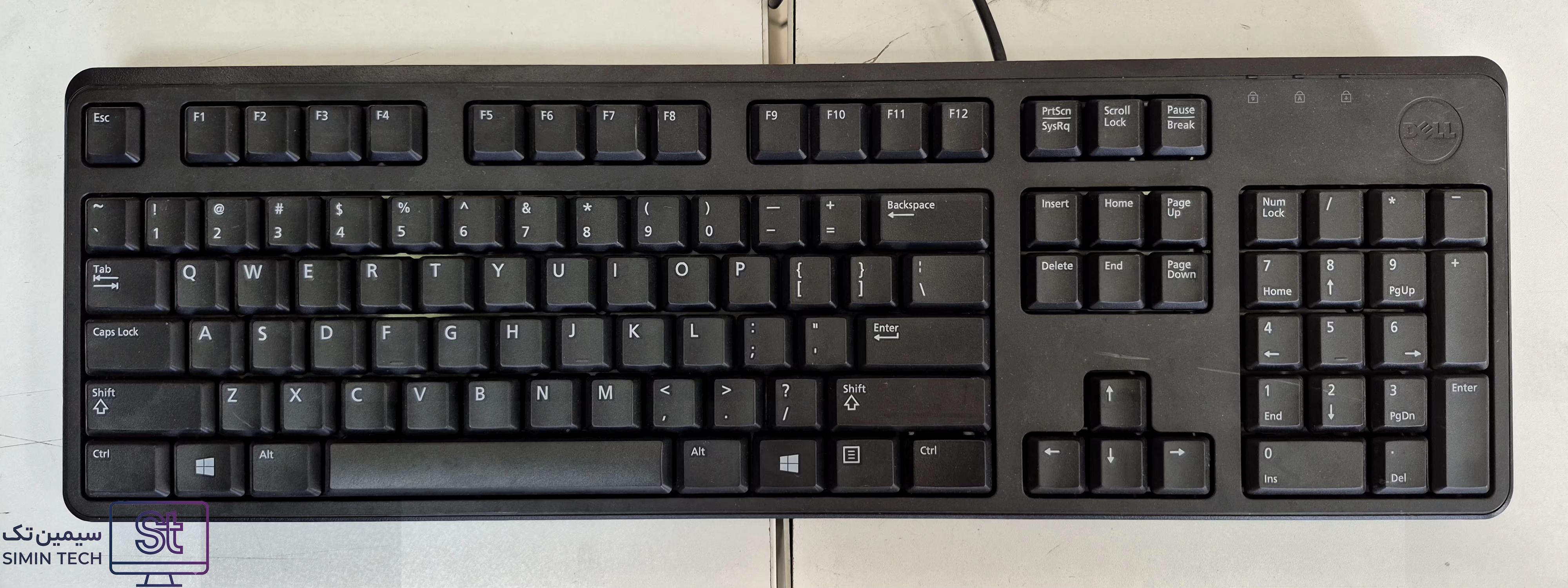 کیبورد استوک دل مدل Dell KB212-B راحتی در تایپ کلاسیک ، همراه با موس