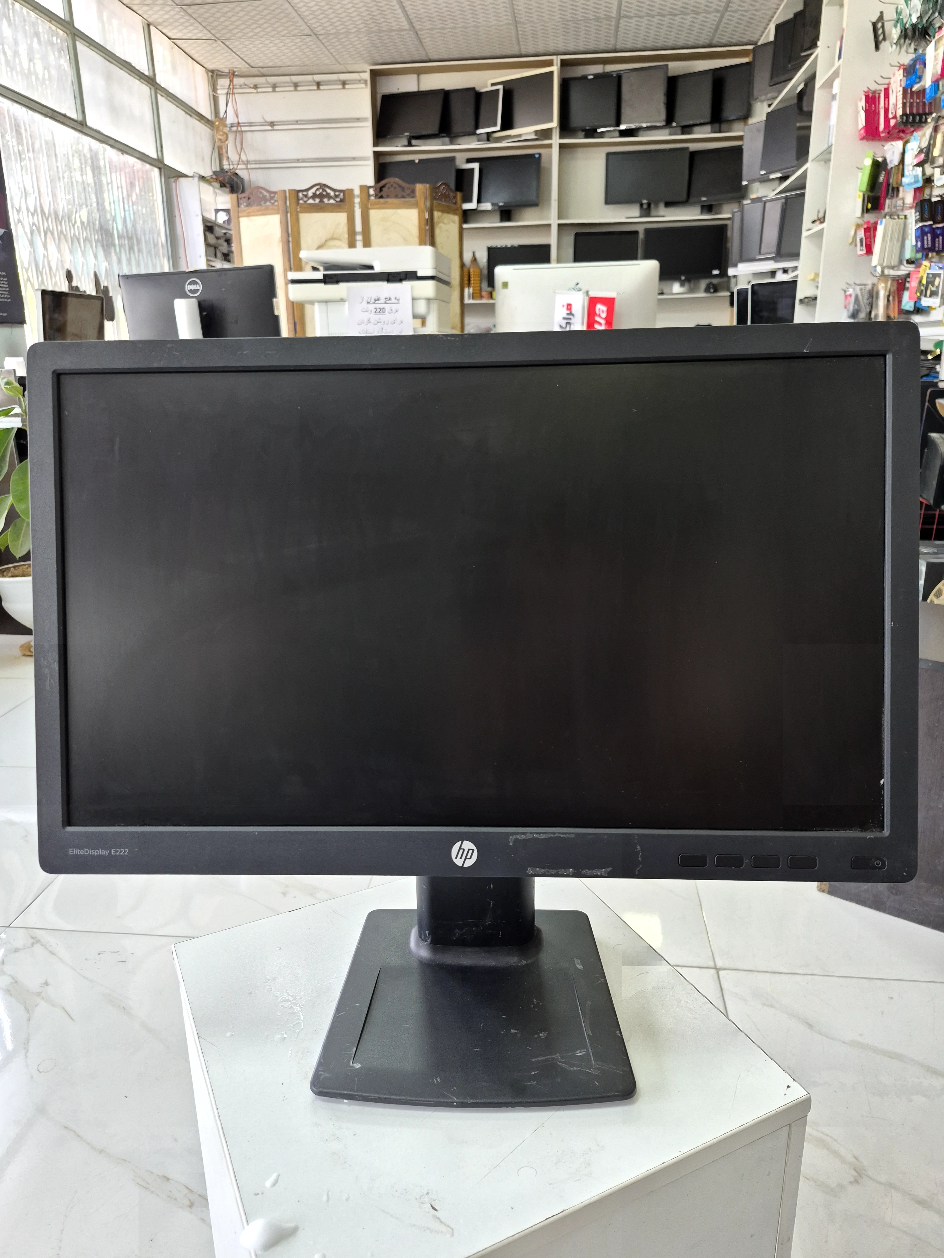 خرید مانیتور 22 اینچ اچ پی مدل  EliteDisplay E222 استوک