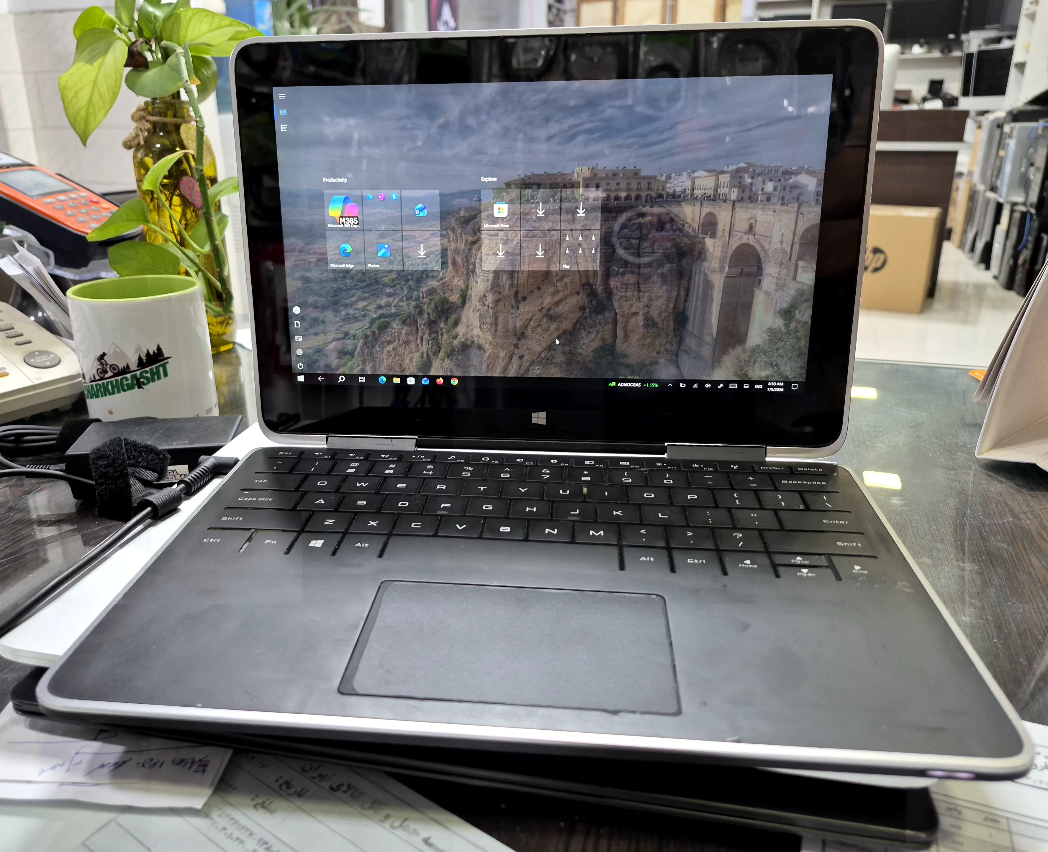 لپ تاپ لمسی استوک دل 13اینچ مدل DELL P16T Core i5  Gen 4