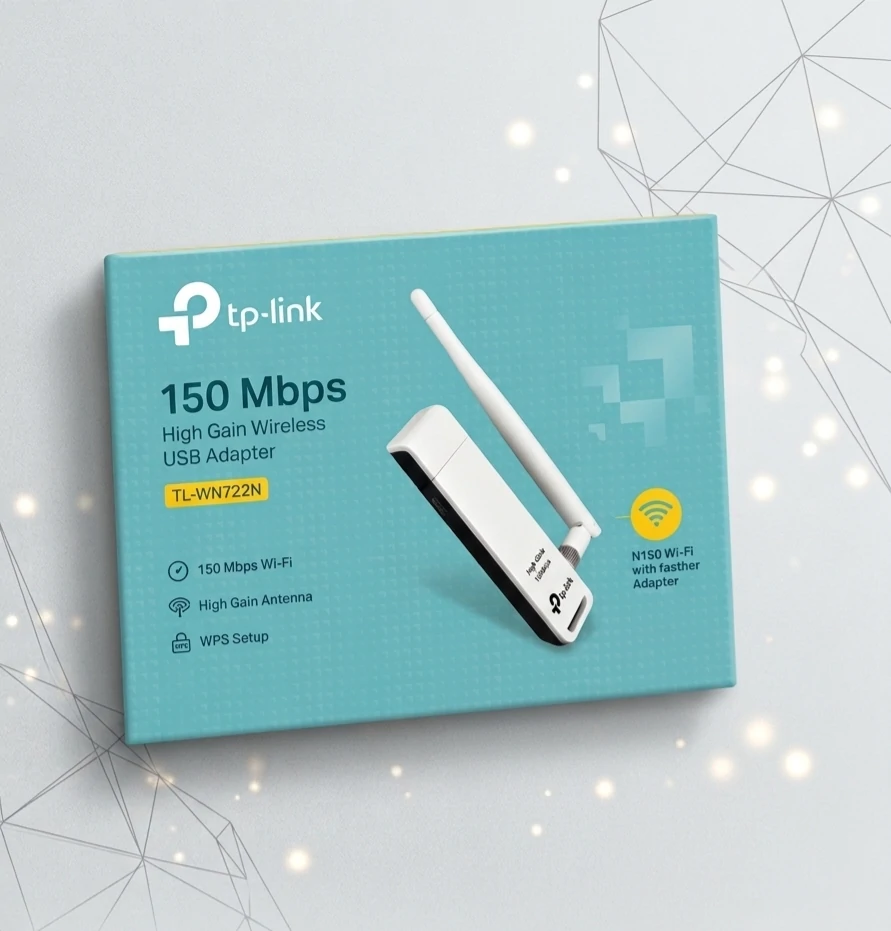خرید کارت شبکه بیسیم وای فای تی پی لینک مدل TP-LINK TL-WN722N 150Mbps